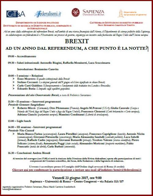 Brexit ad un anno dal referendum, a che punto è la notte?